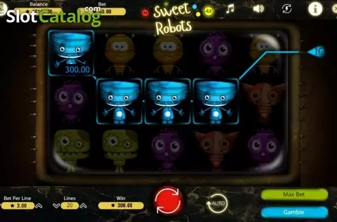 Οθόνη5. Sweet Robots Κουλοχέρης