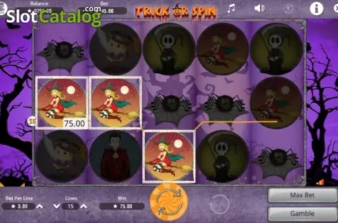 Οθόνη5. Trick or Spin Κουλοχέρης