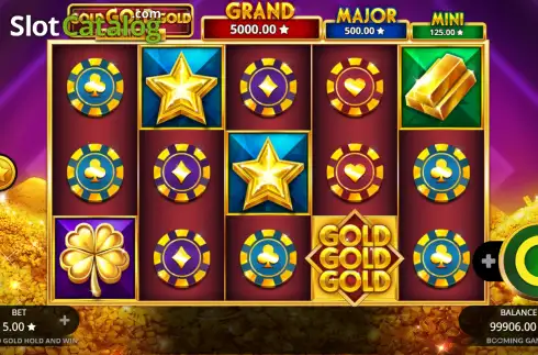 Οθόνη2. Gold Gold Gold Hold and Win Κουλοχέρης