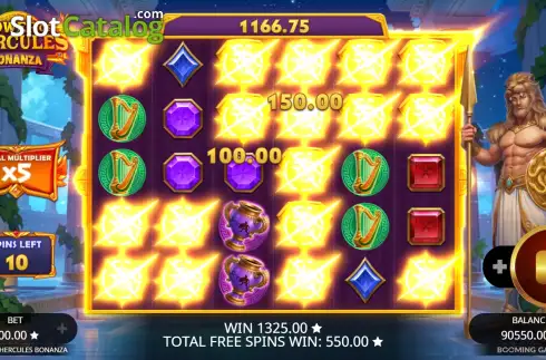 Οθόνη3. Power of Hercules Bonanza Κουλοχέρης