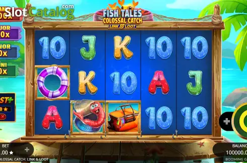 Οθόνη2. Fish Tales Colossal Catch: Link & Loot Κουλοχέρης