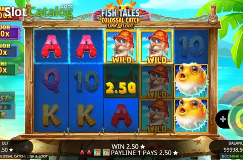 Οθόνη3. Fish Tales Colossal Catch: Link & Loot Κουλοχέρης