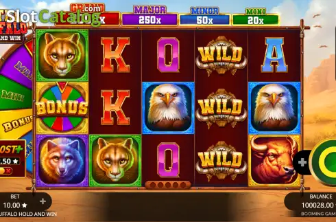 Οθόνη2. Ultra Buffalo Hold and Win Κουλοχέρης 