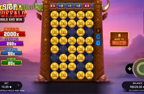 Οθόνη3. Ultra Buffalo Hold and Win Κουλοχέρης 