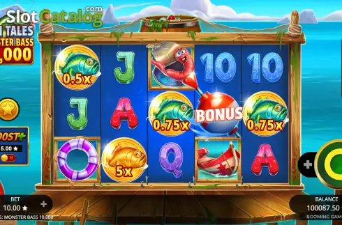 Οθόνη2. Fish Tales Monster Bass 10,000 Κουλοχέρης