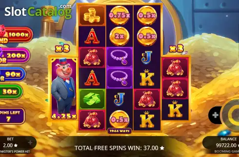 Οθόνη3. Mr. Oinkster's Power Hit Κουλοχέρης
