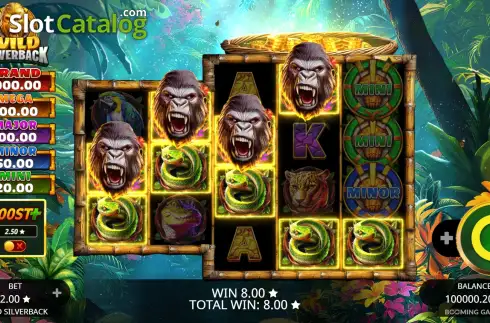 Οθόνη3. Wild Silverback Κουλοχέρης 