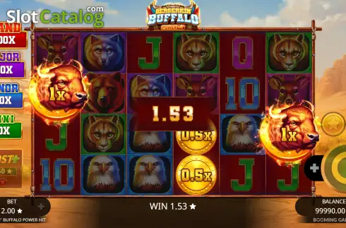 Οθόνη3. Berserkin' Buffalo Power Hit Κουλοχέρης 