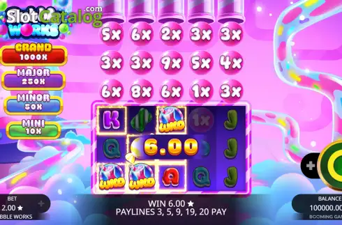 Οθόνη3. Bubble Works Κουλοχέρης
