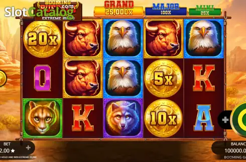 Οθόνη2. Booming Buffalo Hold and Win Extreme 25,000 Κουλοχέρης 