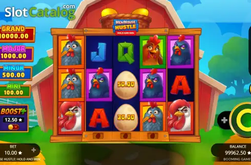 Οθόνη2. Henhouse Hustle: Hold and Win Κουλοχέρης