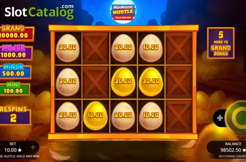 Οθόνη3. Henhouse Hustle: Hold and Win Κουλοχέρης