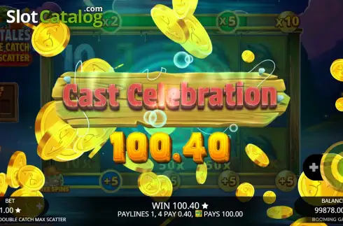 Οθόνη3. Fish Tales: Double Catch Max Scatter Κουλοχέρης 