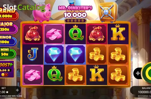 Οθόνη2. Mr. Oinkster's Hold and Win 10,000 Κουλοχέρης