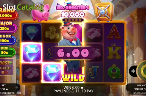 Οθόνη3. Mr. Oinkster's Hold and Win 10,000 Κουλοχέρης