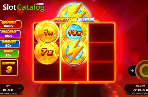 Οθόνη3. Fortune Surge Κουλοχέρης 