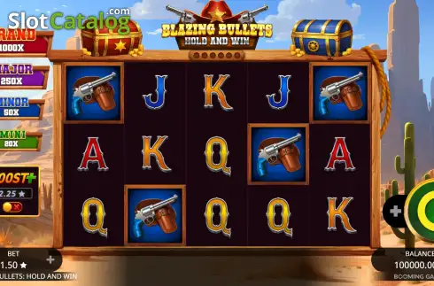 Οθόνη2. Blazing Bullets: Hold and Win Κουλοχέρης 