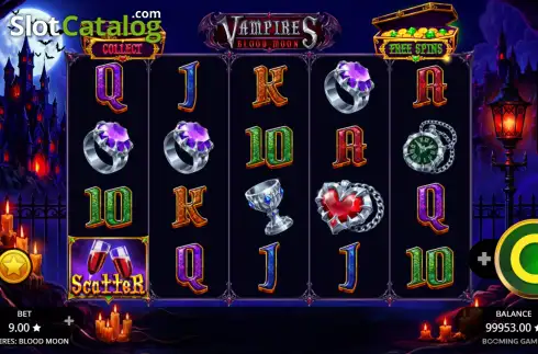 Οθόνη2. Vampires: Blood Moon Κουλοχέρης
