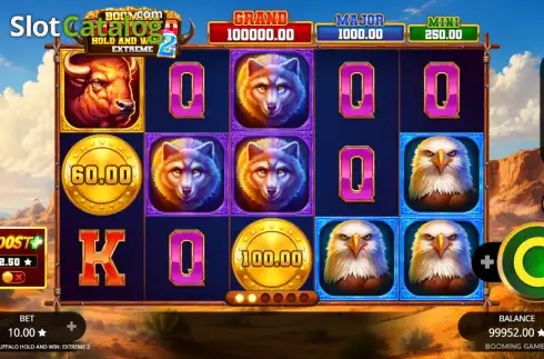 Οθόνη2. Booming Buffalo Hold and Win: Extreme 2 Κουλοχέρης 