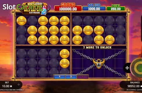 Οθόνη3. Booming Buffalo Hold and Win: Extreme 2 Κουλοχέρης 
