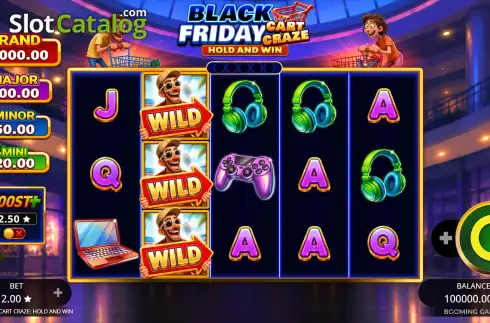 Οθόνη2. Black Friday Cart Craze: Hold and Win Κουλοχέρης 