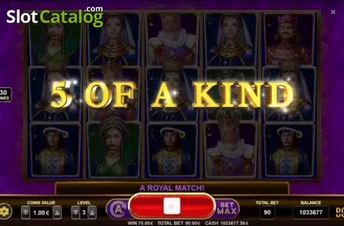 Οθόνη4. Golden Royals Κουλοχέρης