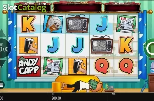Οθόνη4. Andy Capp Jackpot King Κουλοχέρης