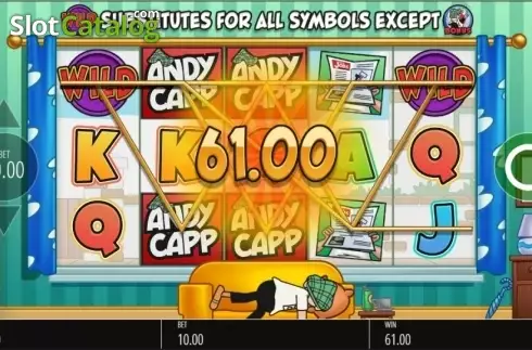 Οθόνη6. Andy Capp Jackpot King Κουλοχέρης