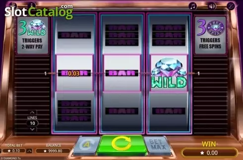 Οθόνη4. Wild Diamond 7x Κουλοχέρης