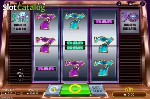 Οθόνη2. Wild Diamond 7x Κουλοχέρης