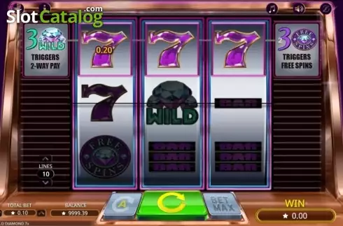 Οθόνη3. Wild Diamond 7x Κουλοχέρης