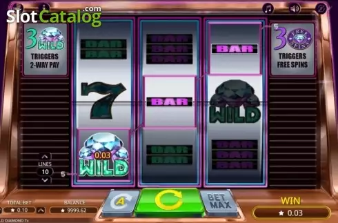 Οθόνη5. Wild Diamond 7x Κουλοχέρης