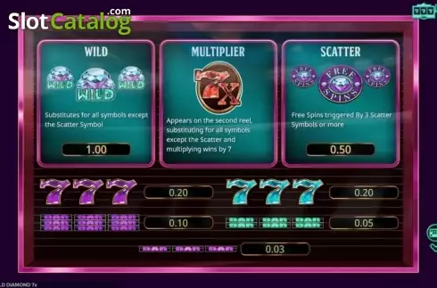 Οθόνη6. Wild Diamond 7x Κουλοχέρης