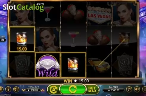 Οθόνη5. Vegas VIP Gold Κουλοχέρης