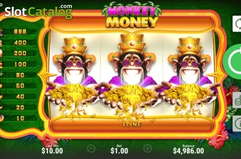 Οθόνη3. Monkey Money (Boongo) Κουλοχέρης