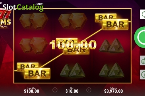 Οθόνη4. 777 Gems Κουλοχέρης
