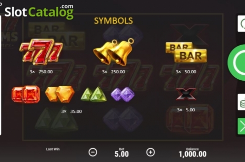 Οθόνη6. 777 Gems Κουλοχέρης