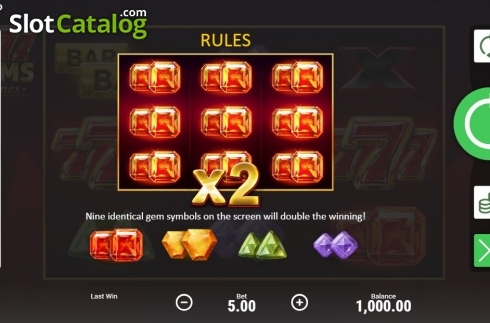 Οθόνη7. 777 Gems Κουλοχέρης