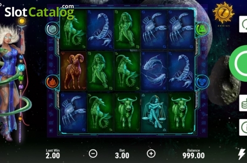 Οθόνη3. Zodiac (Booongo) Κουλοχέρης