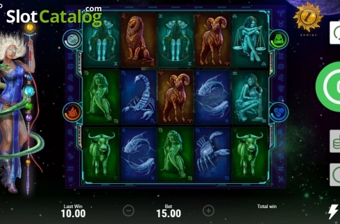 Οθόνη7. Zodiac (Booongo) Κουλοχέρης