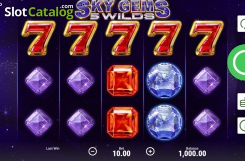 Οθόνη3. Sky Gems: 5 Wilds Κουλοχέρης