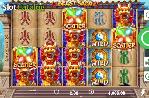 Οθόνη2. Beast Saga Κουλοχέρης