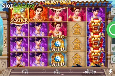 Οθόνη4. Beast Saga Κουλοχέρης