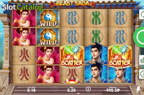 Οθόνη5. Beast Saga Κουλοχέρης