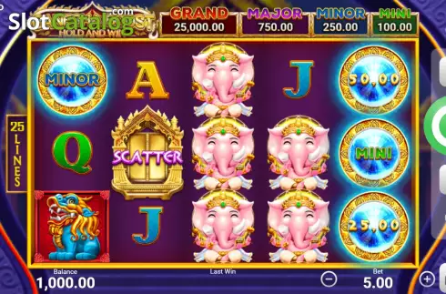 Οθόνη3. Ganesha Boost Hold and Win Κουλοχέρης