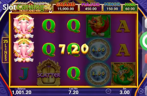 Οθόνη4. Ganesha Boost Hold and Win Κουλοχέρης