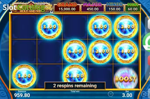 Οθόνη8. Ganesha Boost Hold and Win Κουλοχέρης