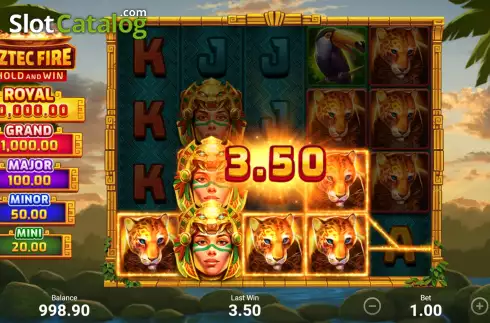 Οθόνη5. Aztec Fire: Hold and Win Κουλοχέρης