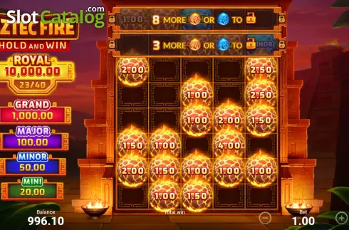 Οθόνη8. Aztec Fire: Hold and Win Κουλοχέρης