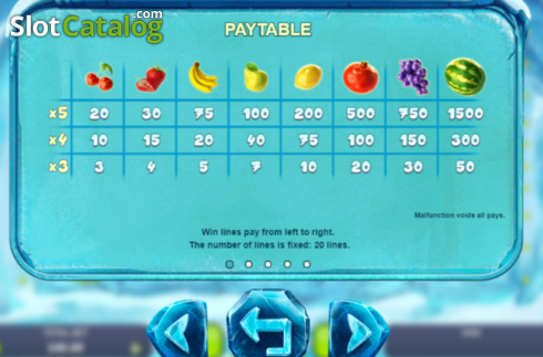 Οθόνη3. Fruity Frost Κουλοχέρης 